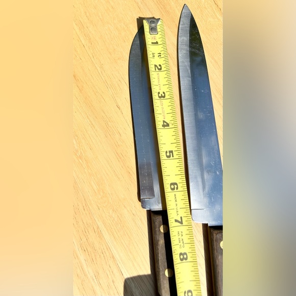 Washington Forge Knives Lot/2 Bullnose Butcher & Carving Stainless‎ Steel VTG - Picture 6 of 6